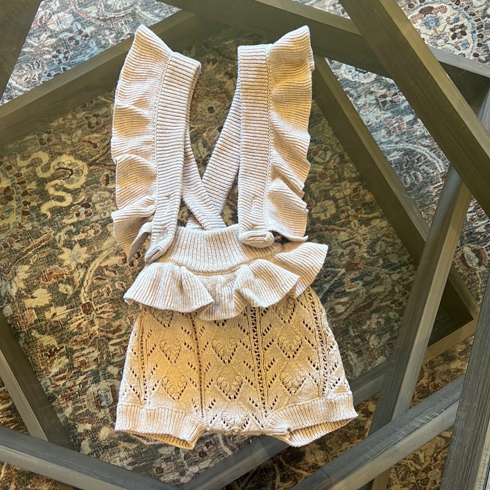 Jamie Kay knit overalls. Washed but never worn size 2